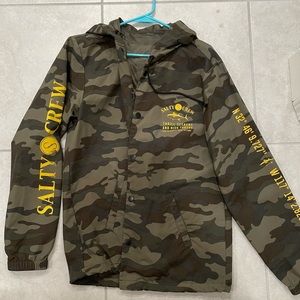 Salty Crew mens medium rain jacket